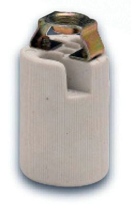 PORTALAMPARAS CERAMICO E14 M10X100 402
