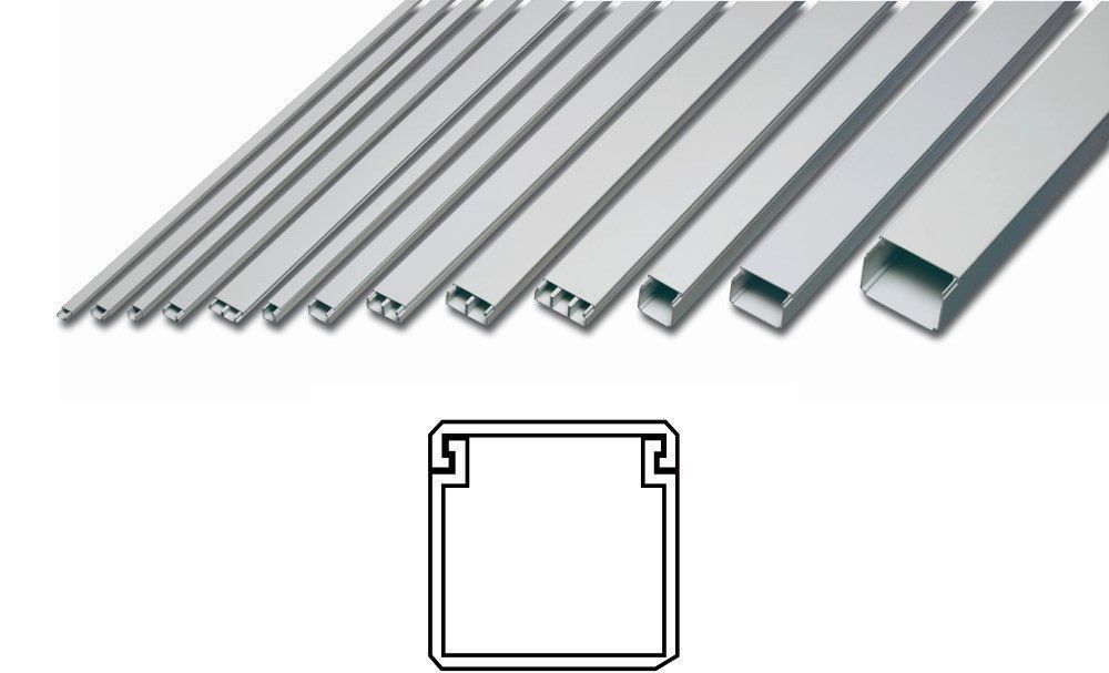 CANALETA ADHESIVA 10X20MM. 2MTS. BLANCA