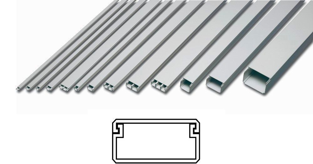 CANALETA 16X25MM. 2MTS. BLANCA