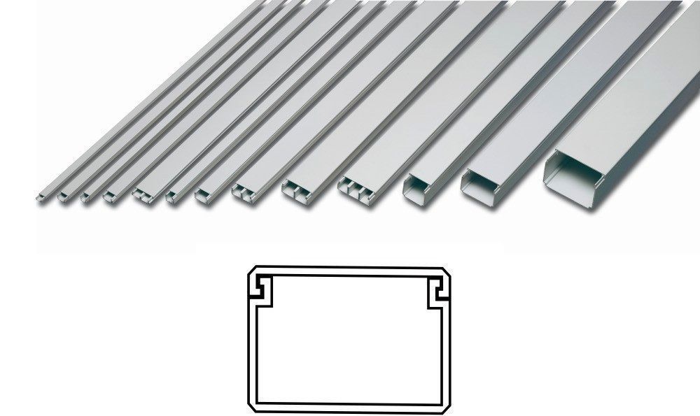 CANALETA 40X60MM. 2MTS. BLANCA