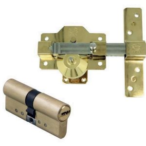 CERROJO AMIG ORO MODELO 1 PLUS + CILINDRO 3535