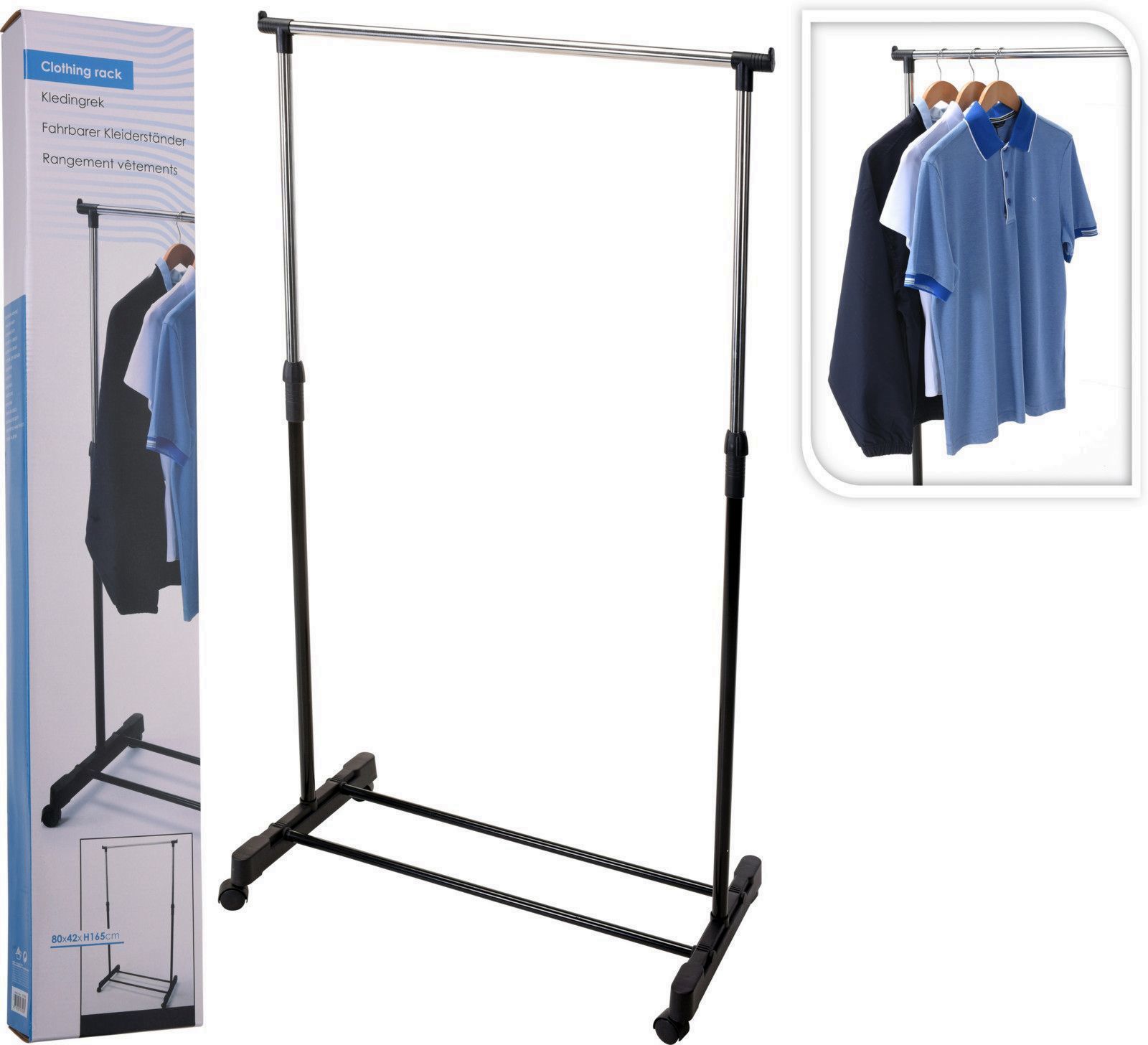 ESTANTERIA KOOP ROPA 84X42X165 CMS.