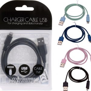 CABLE CARGADOR USB TIPO IPHONE KOOP