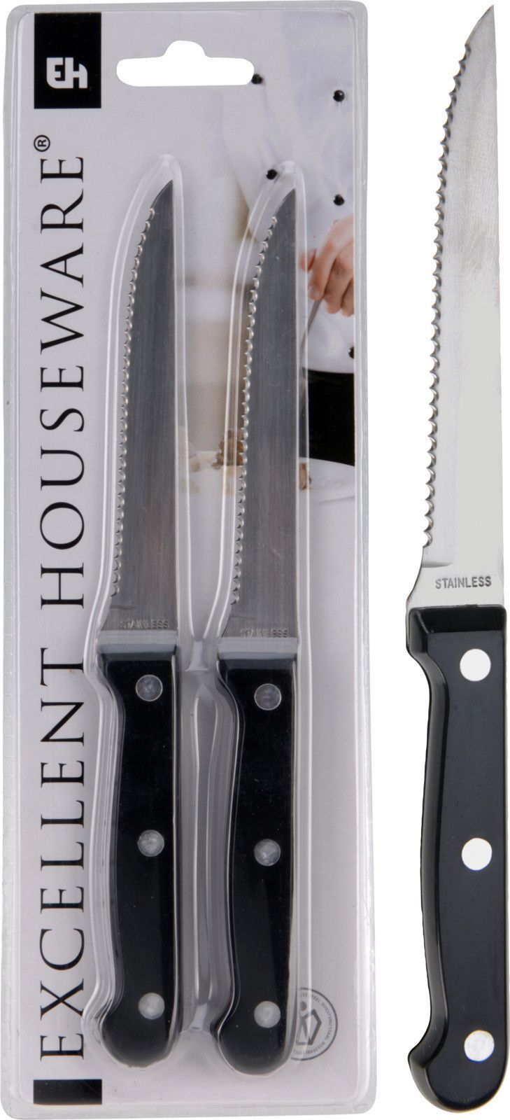 CUCHILLO EXCELLENTH DE CARNE (B/2 UDS.)