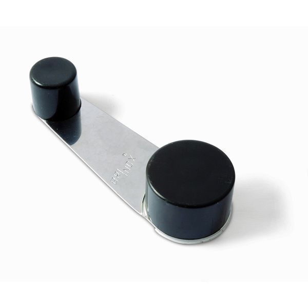 TOPE ADHESIVO B78270N NEGRO GIRATORIO BRINOX