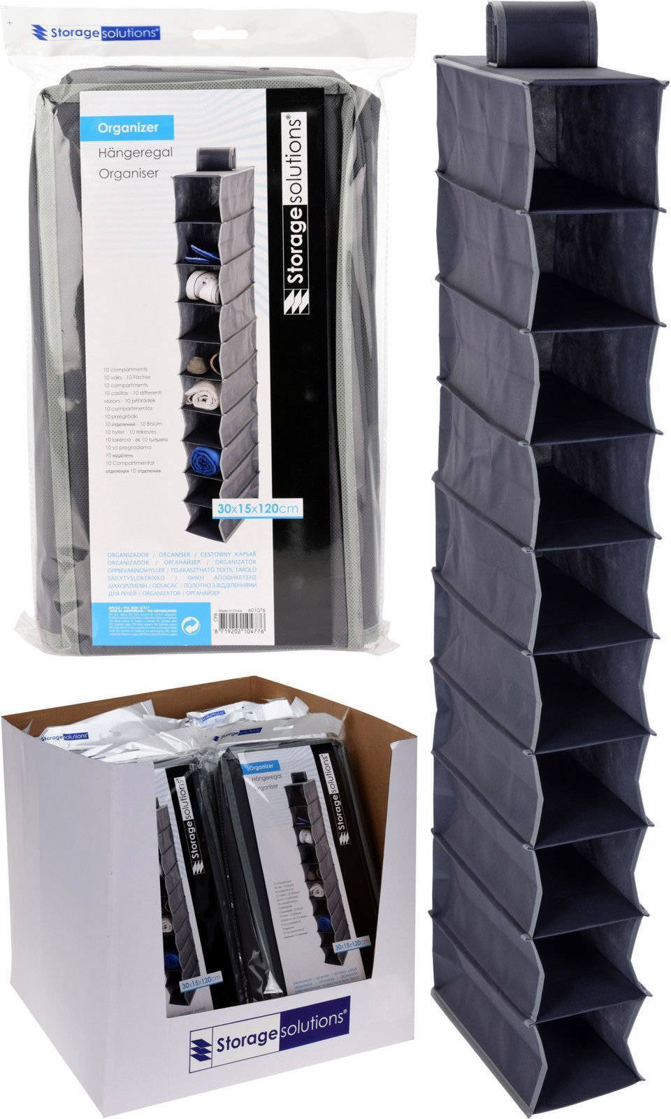 ORGANIZADOR 10 CASILLAS 30X120 CMS.
