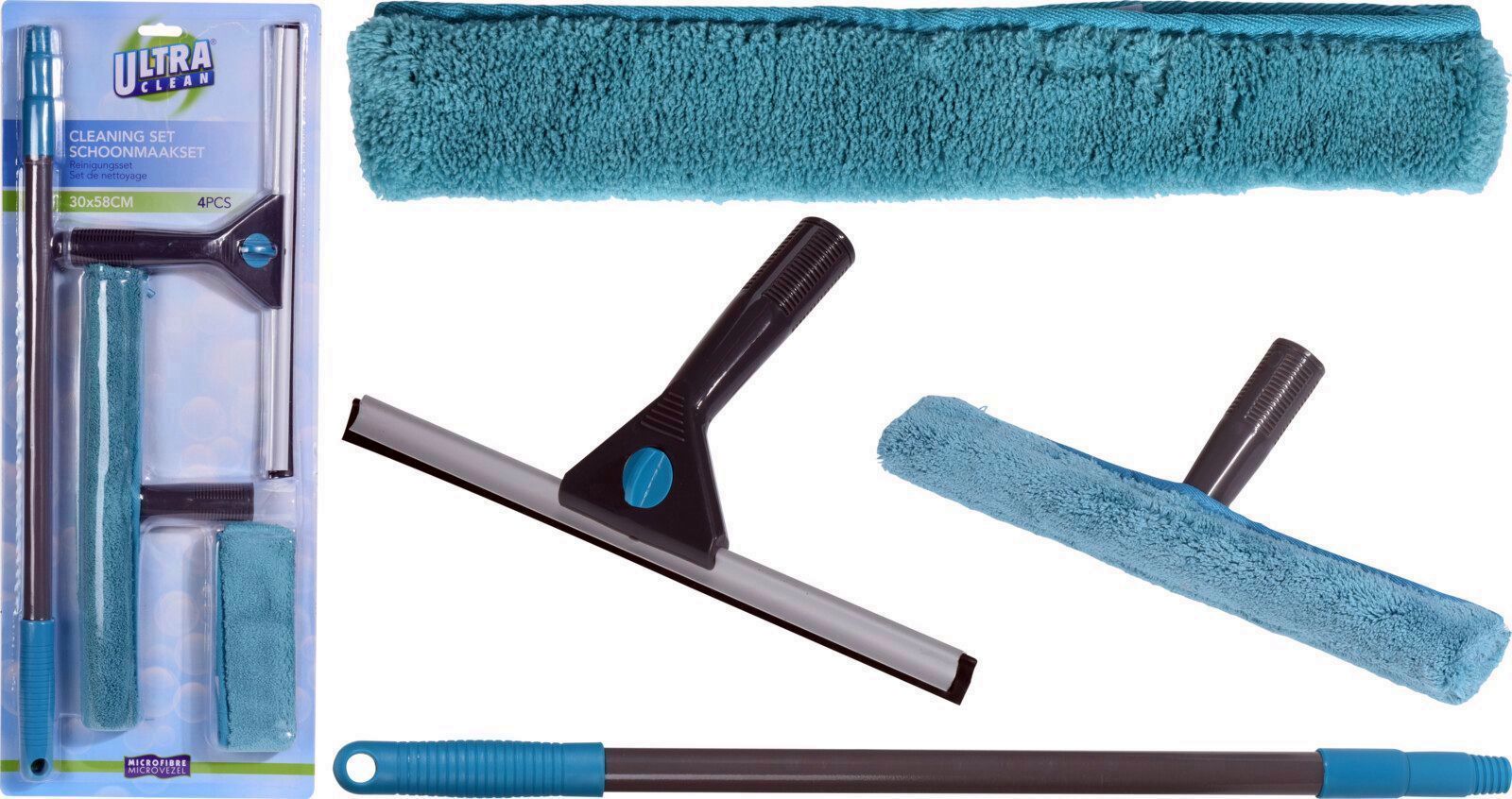 KIT DE LIMPIEZA TELESCOPICO ULTRA CLEAN
