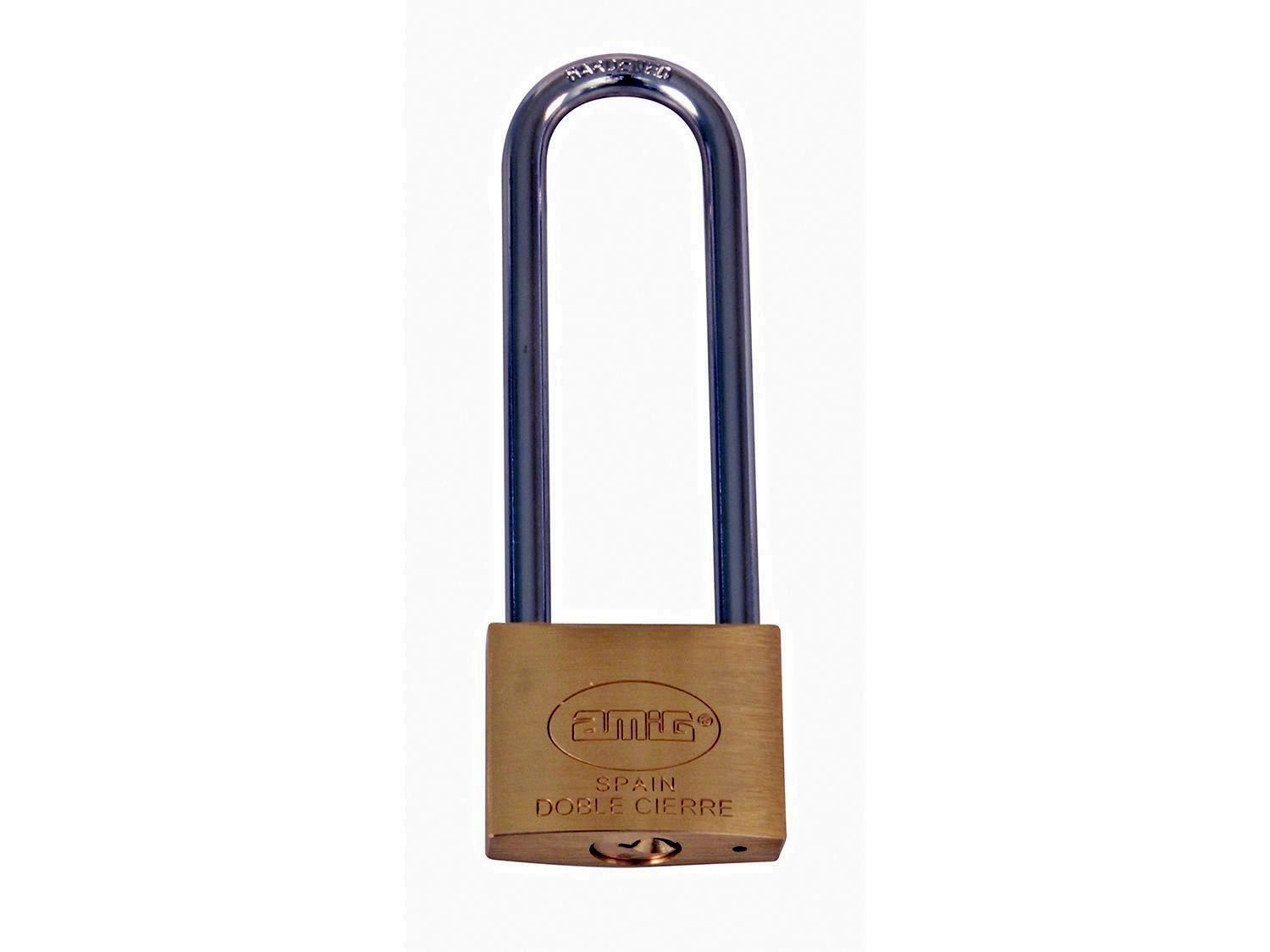 CANDADO AMIG LATON EXTRALARGO 3EL40MM.