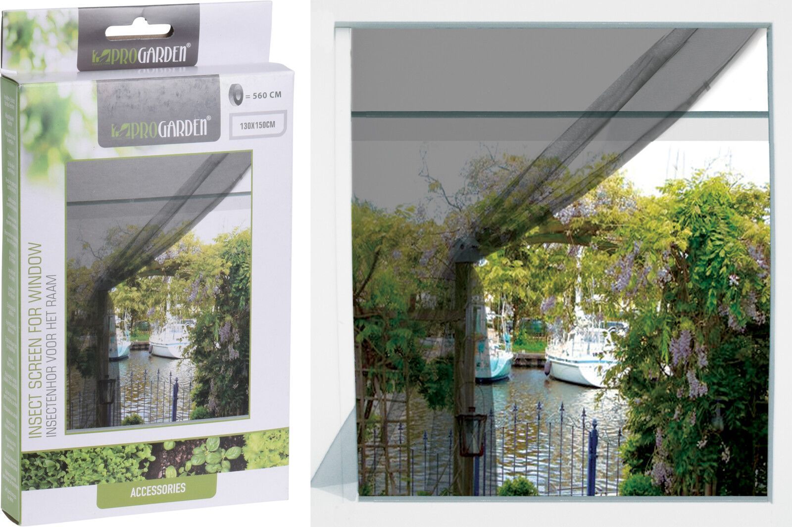 MOSQUITERA VENTANA PROGARDEN 130X150CMS.
