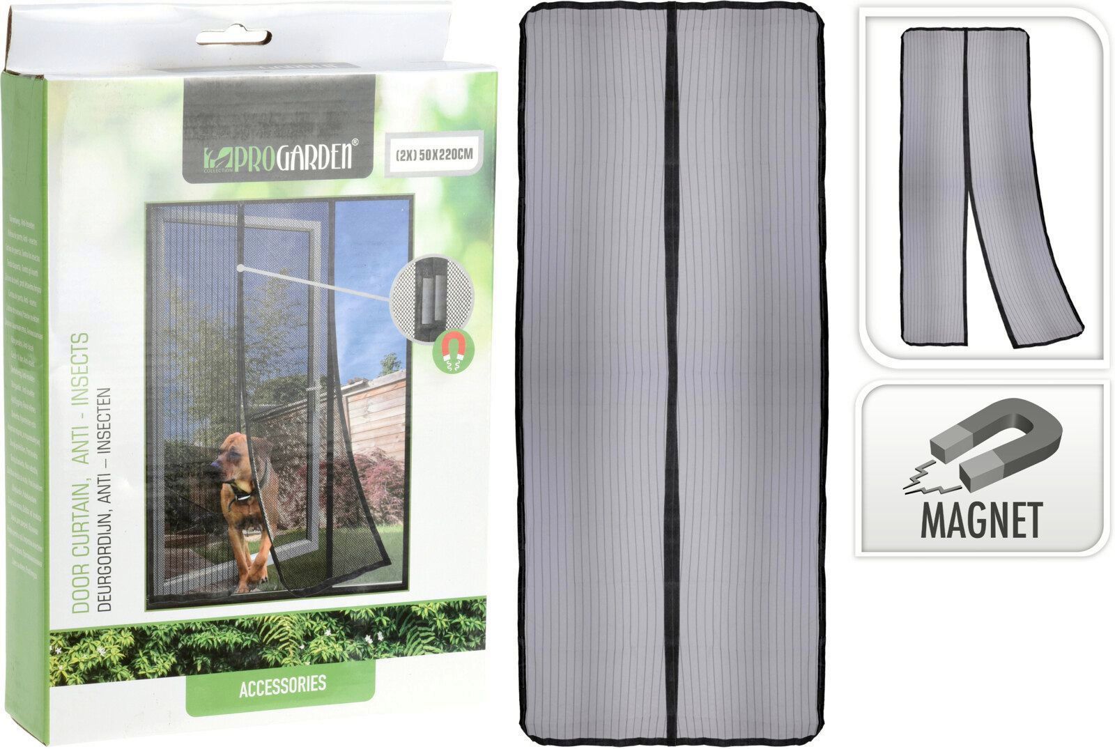 MOSQUITERA PUERTA PROGARDEN 50X210CMS. 2UDS.