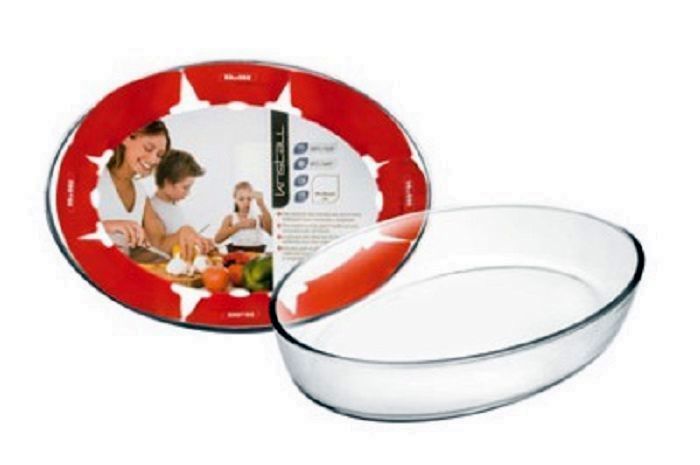 FUENTE HORNO OVAL IBILI CRISTAL 30X21CMS