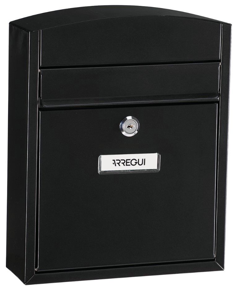 BUZON EXTERIOR ARREGUI COMPACT 204X24MM. NEGRO