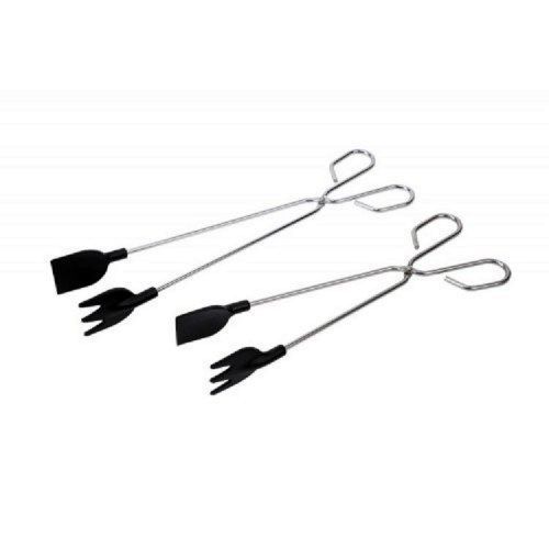 TENACILLA CARNE INOXIDABLE 30CM CON PALA NYLON
