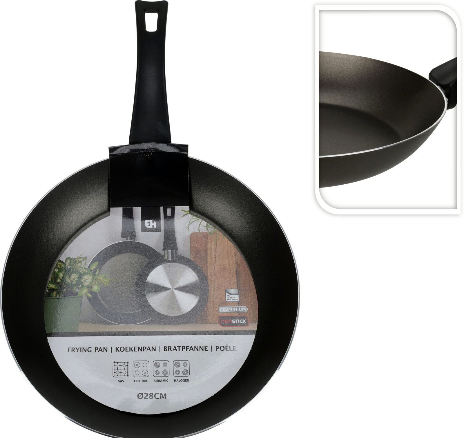 SARTEN DE ALUMINIO 28 CMS. EXCELLENTH