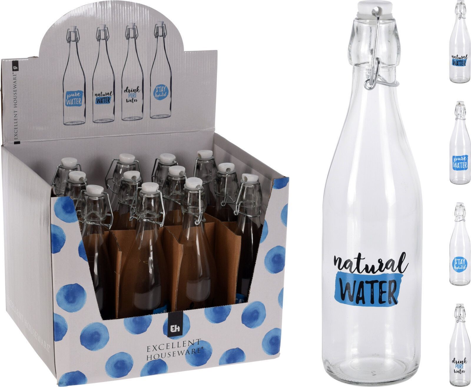 BOTELLA DE CRISTAL EXCELLENTH 500 ML.