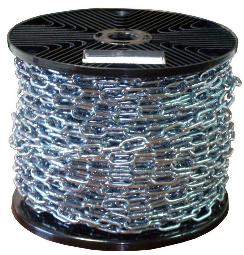 BOBINA 25 KG. CADENA ZINCADA 8'0MM.( 20 MTS.)