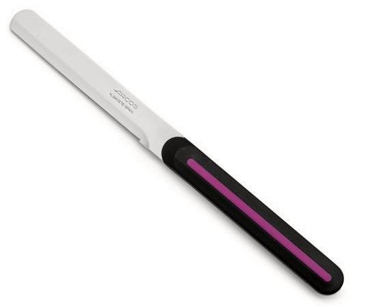CUCHILLO ARCOS MESA NEGRO/VIOLETA 373631 (100 MM)