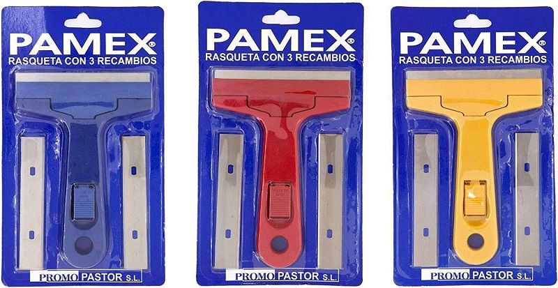 RASCADOR CON 3 RECAMBIOS PAMEX 14CMS.
