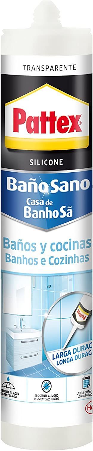 SILICONA BAÑOCOCINA 280ML TRANSPARENTE  PATTEX