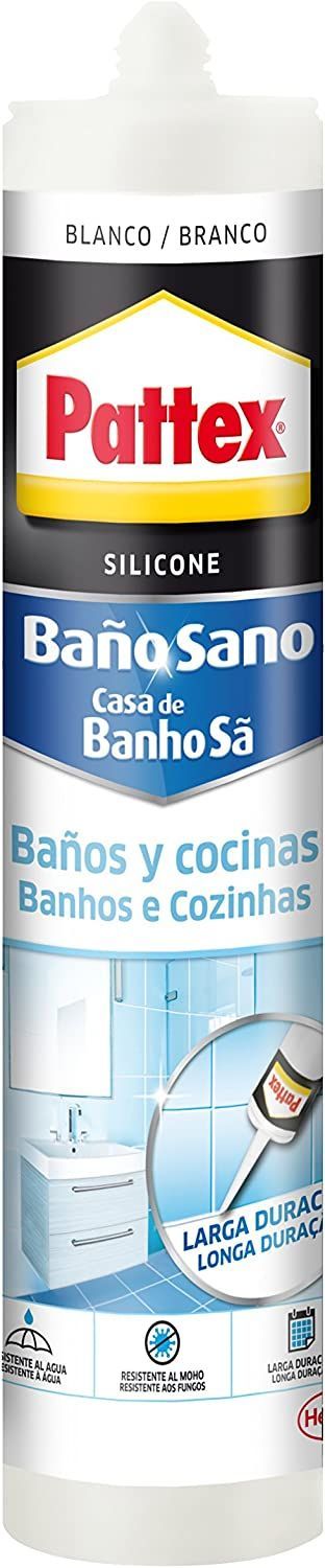 SILICONA BAÑOCOCINA 280ML BLANCA  PATTEX