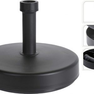 BASE SOMBRILLA PLASTICO RELLENABLE 25 KGS. GRIS