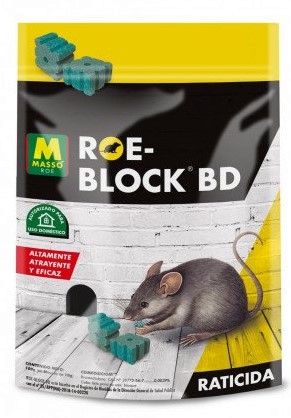 RATICIDA MASSO ROEBLOCK BLOQUE B/100 GRS.