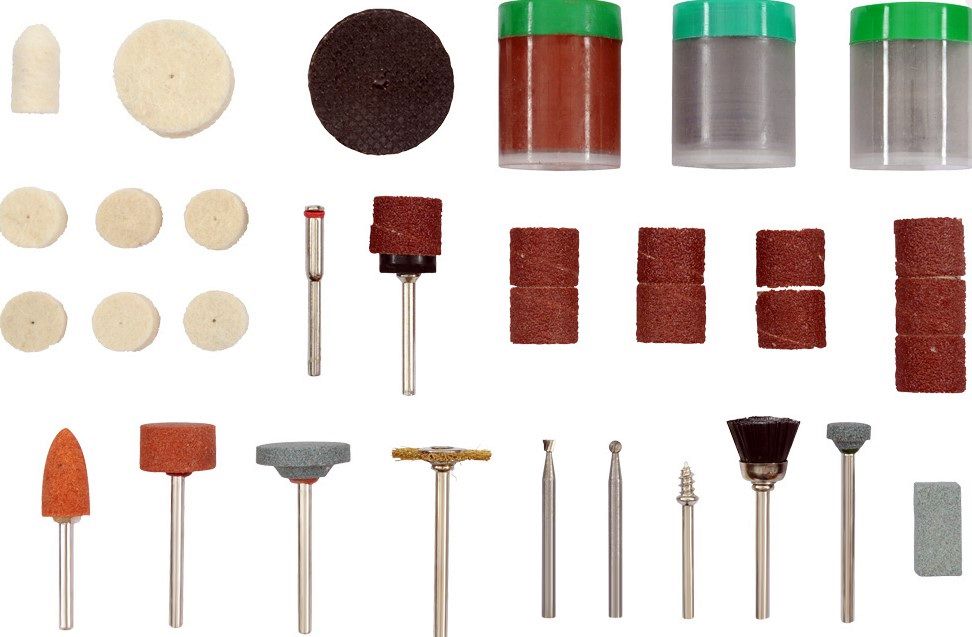 KIT HERRAMIENTAS MINIATURAS PARA TALADRO (105 PZAS.) KWB