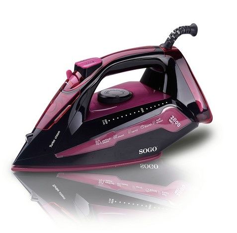 PLANCHA VAPOR SOGO CERAMICA 2800 W. LILA