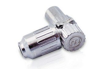 CONECTOR GSC MACHO TV ACODADO METALICO