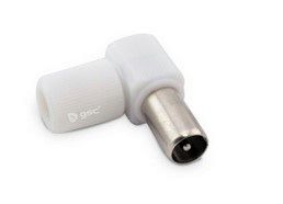 CONECTOR GSC MACHO TV ACODADO