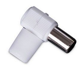 CONECTOR GSC HEMBRA TV ACODADO