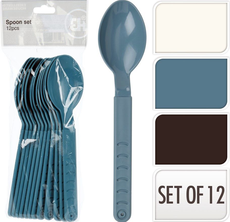 CUCHARA EXCELLENTH PLASTICO SET 12 UND.