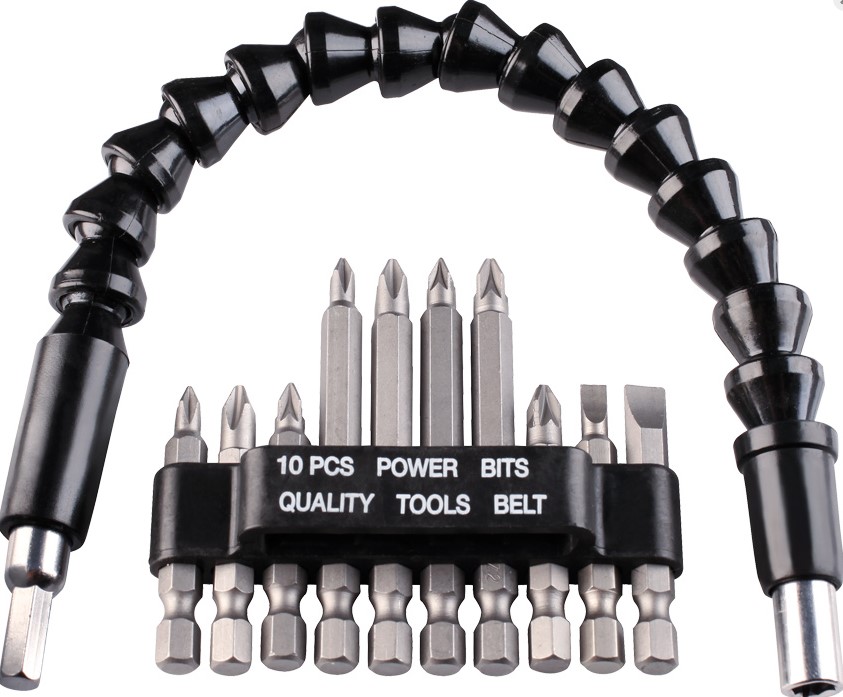 JUEGO KWB PUNTAS ATORNILLAR CON EJE FLEXIBLE (11PZS.)