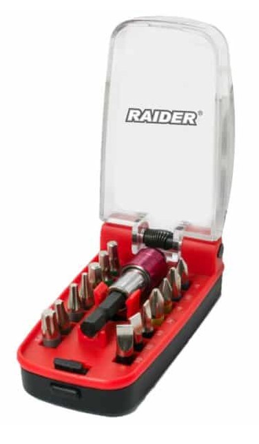 JUEGO PUNTAS DE ATORNILLAR DE 1/4" (15 PZAS.) RZTOOLS