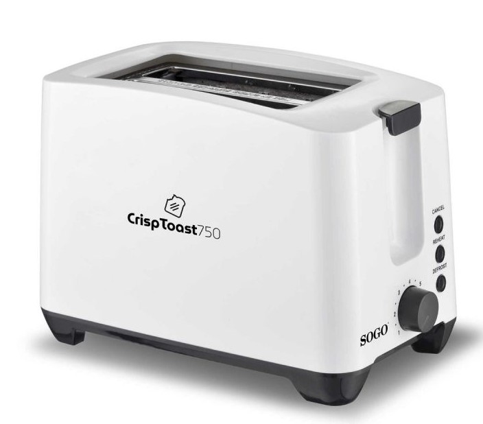 TOSTADORA SOGO 2 REBANADAS 750 W.
