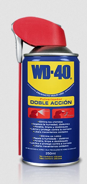 ACEITE WD40 LUBRICANTE DOBLE ACCION 250ML.