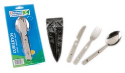CUBIERTOS IBILI CAMPING INOX.