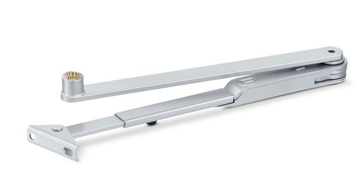 BRAZO RETENEDOR GEZE CONECDESCONECT. PLATA