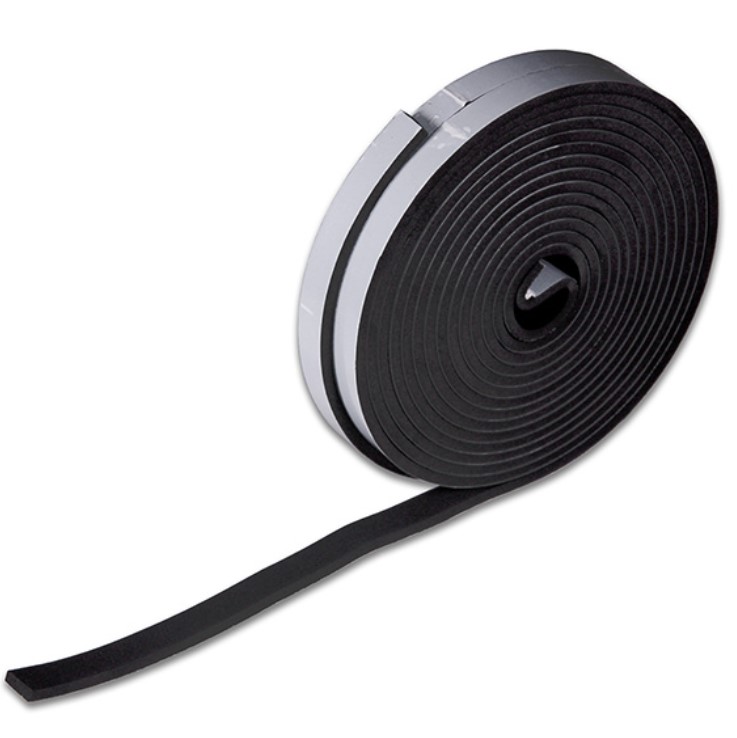 BURLETE ADHESIVO BRINOX ESPUMA NEGRO B82600N (15X5MM) R/10MTS.