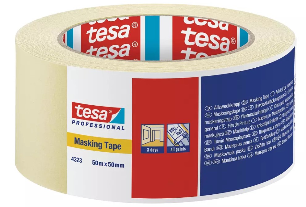 CINTA DE PINTOR TESA KREPP 50 MM. (ROLLO 50 MTS.)