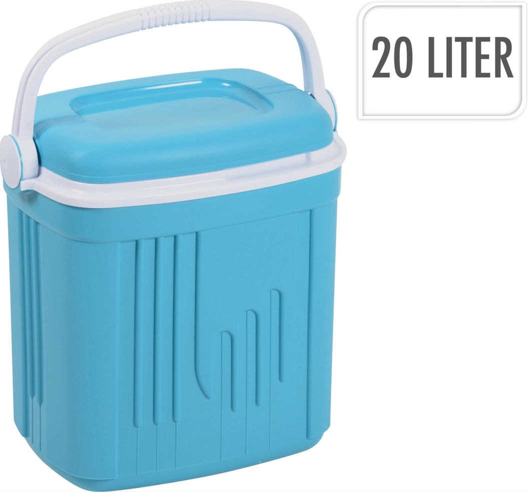 NEVERA DE PLASTICO 20 LTS. AZUL COOL