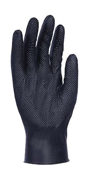 GUANTES NITRILO FLASH POWER NEGRO GD26ND TL (C/50UDS.) SANTEX