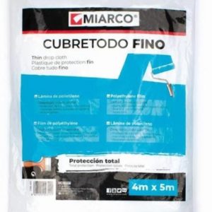 CUBRETODO MIARCO POLIETILENO FINO 4X5 MTS.