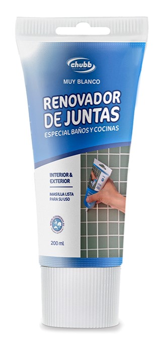 RENOVADOR DE JUNTAS TUBO 200 ML. CHUBBY