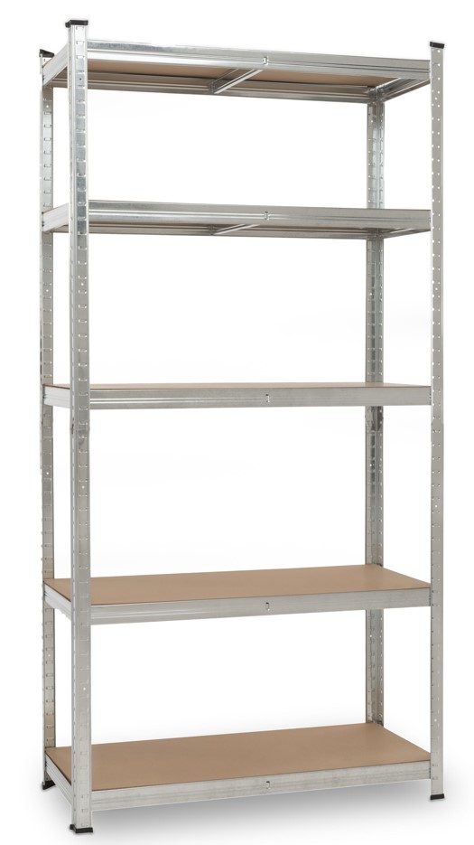 ESTANTERIA KREATOR GALVANIZADA 5 ESTANTES 875KGS.