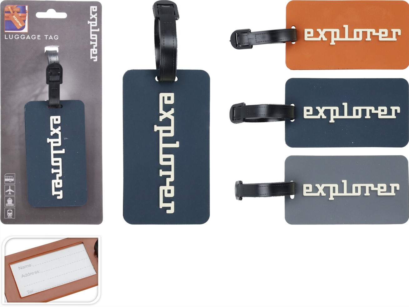 ETIQUETA PARA EQUIPAJE EXPLORER