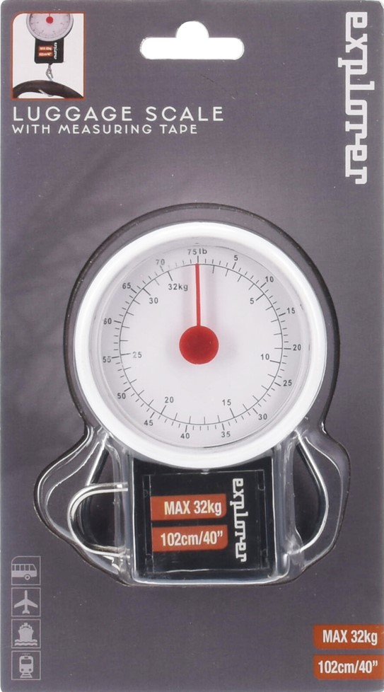 BALANZA EQUIPAJE EXPLORER 32KGS. BLISTER