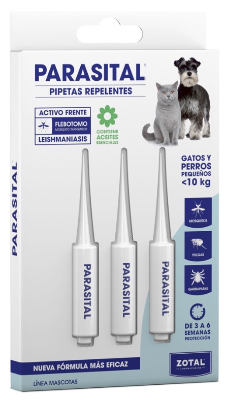 PIPETA PARASITAL PERROS MEDIANOS (B/3X3ML.) ZOTAL