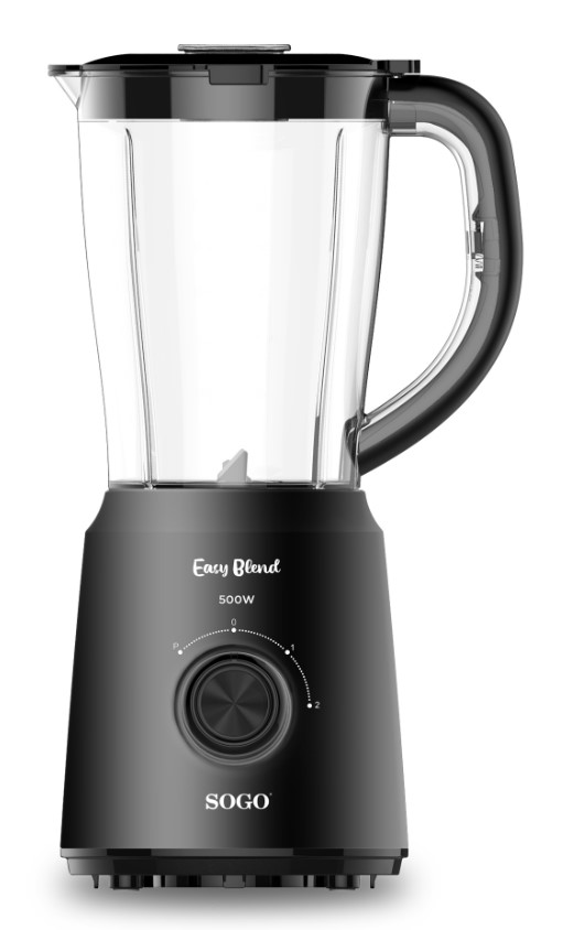 BATIDORA DE JARRA SOGO NEGRA 500W. 1'5LTS.