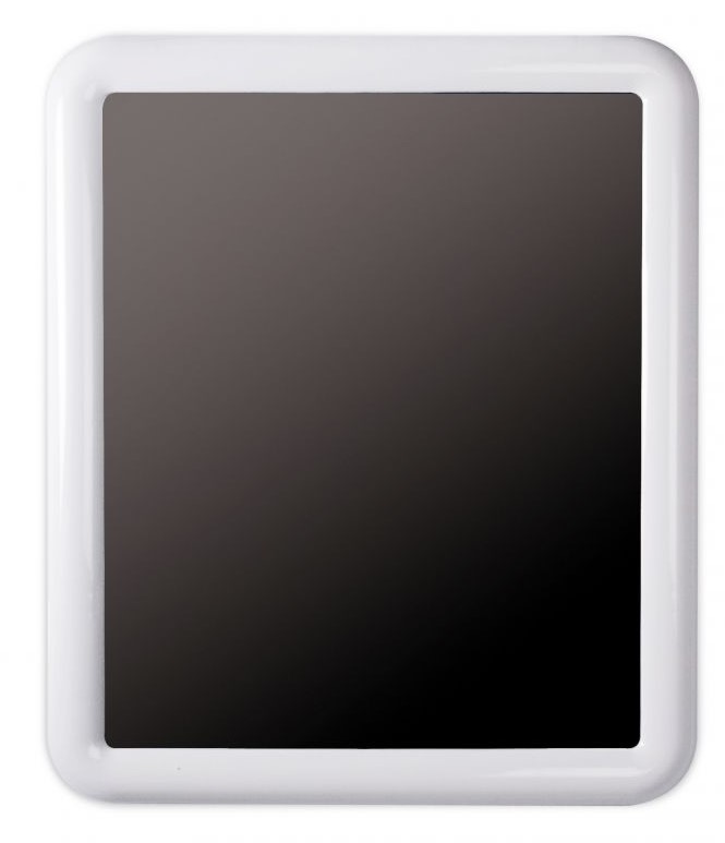 ESPEJO TATAY RECTANGULAR BLANCO 650X550MM.
